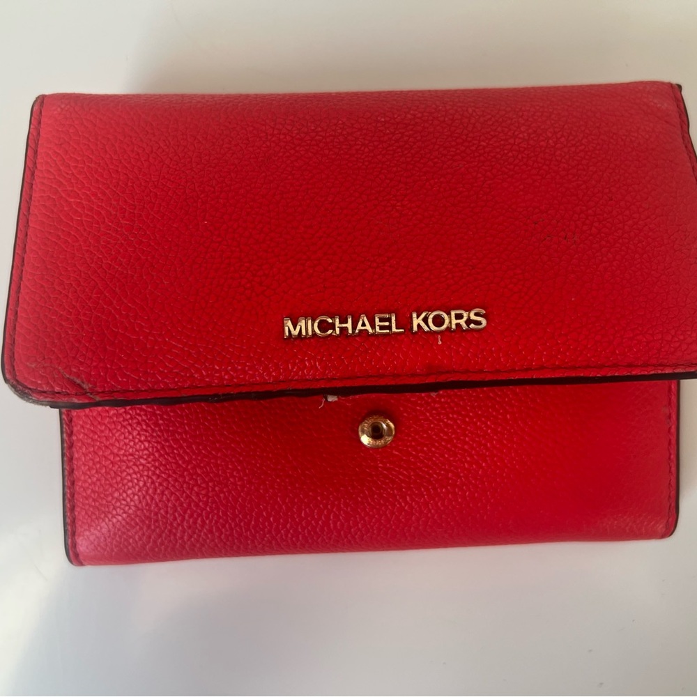 Michael Kors Red Wallet